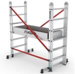 CAGSAN STELLA Összecsukható Létra Állványzat (Munkamagasság: 4, 3m) (STL206)