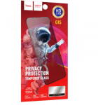 hoco. Folie de protecție ecran cu protecție a confidențialității Hoco G15 pentru Apple iPhone 16 Plus / 15 Plus, sticlă securizată, adeziv integral, 5D (fol/ec/pr/hoc/g1/ai16p/st/fu/5d) - vexio