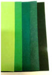 Pentart Textil Filc Lap - Zöld - A/4 - 1 mm (10642)