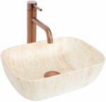  Pultos mosdó Rea BELINDA MINI TRAVERTINE MATT