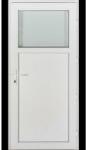 1/3 Üvegezésű Műanyag Bejárati Ajtó (átmeneti ajtó)