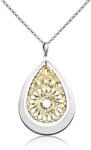  Periklis Csipke Medál Nyaklánc - Ezüst és Arany - 45cm