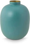 Pip Studio Matt Blue fém dekoratív váza 32cm