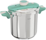  Rozsdamentes gyorsfőző dupla biztonsági rendszerrel ZASS Gourmet ZG-SSPC 02, 8 L, 5, 5 cm-es talp, 60/100Kpa (0, 6/1, 0 bar), Hőálló bakelit fogantyúk, Több fűtőforrással kompatibilis, Rozsdamen