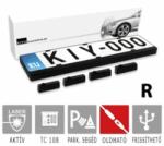 KIYO D Ultimate AP 4R: 4 db rendszámtábla keretbe épített, GYORSCSATLAKOZÓS szenzorral ellátott aktív lézeres védelem, multifunkciós parkolósegéd (1dbe8c991a20)