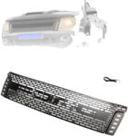  Első rács, Kiváló minőségű ABS műanyag, Közvetlen csere, LED világítással kompatibilis, Javítja a légáramlást, Könnyű Szerelés