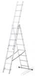 IRIS TOOLS BEST DRABEST HOME 3x8 lépcsős multifunkcionális alumínium létra, kitolható, összecsukható