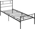 HomCom Ágykeret, Homcom, Acél, Fekete - pepita - 48 020 Ft