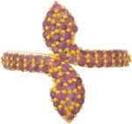  Rhodolit Gránát Aranyozott Ezüst Gyűrű - 1.34 ct