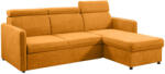 TEMPO KONDELA Kinyitható ülőgarnitúra, mustárszínű, ALECHANDRO A ROH