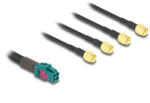 Delock Mini FAKRA Z quad kábel anya - 4 db. SMA A-típusú apa (90126) - pepita
