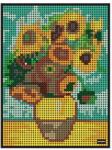 WANGE WANGE® 5122 | készségfejlesztő mozaik építőjáték | 3262 db építőkocka | Van Gogh napraforgói (WH5122)