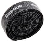 Baseus CIRCLE VELCRO Velcro legături de cablu (rolă, tăiate la dimensiune, 50cm) NEGRU (ACMGT-A01)
