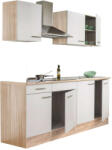 Leziter Yorki Konyhabútor - Sonoma Tölgy/Fehér - 210 cm - pepita - 172 398 Ft