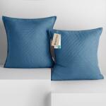  RESTILO díszpárnahuzat SOFTA szín sötétkék dombornyomott stílus glamour anyag mikroszálas 45x45