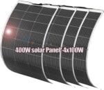  Napelem, Rugalmas kialakítás, Hatékony energiatermelés, 100W 4PC