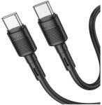 hoco. Cablu de Date HOCO X83 Victory, USB Type-C la USB Type-C, 1m, PD 60W, 3A, Negru
