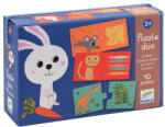 DJECO Puzzle educativ Djeco Duo din 20 de piese - Cina este gata (DJ08166) Puzzle