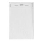 Welland Kőhatású Zuhanytálca - 80x130 cm, Fehér, Szifonnal - pepita - 90 330 Ft