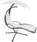  Fehér függőszék napernyővel (200x116x205 cm-es) (MEB2752)