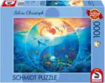 Schmidt Spiele Puzzle Schmidt din 1000 piese - Yin și Yang: Regatul creaturilor marine (58594) Puzzle