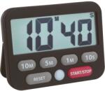 TFA 38.2038. 01 Digitális Konyhai Időzítő Fekete, Szürke, Vörös, Fehér