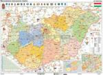Stiefel - Magyarország Közigazgatási Térkép - DUÓ - Iskolai Falitérkép (87827)