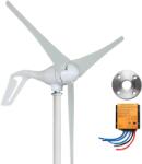  Szélturbina generátor, MPPT technológia, több penge lehetőség, 400W 3 Blades MPPT, 24 V -os