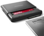 AXAGON ADSA-CC USB-C 10Gbps HDD/SSD Másoló Dokkoló