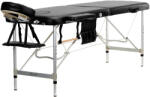 BodyFit 2 zone pat de masaj din aluminiu - negru (4083)