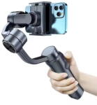  Szelfibot, Gimbal 3 tengelyes stabilizátorral, bluetooth kapcsolat, arc-mozgáskövetés, fekete