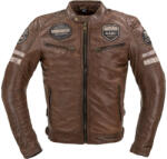 W-Tec Milano Motoros Bőrdzseki - Barna - 4XL