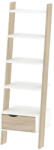 TEMPO KONDELA könyvespolc fiókkal, tölgy sonoma/fehér, OSLO 75385 - pepita