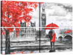  Londoni Romantika Vászonkép Szett - 4 db - 80x120 cm