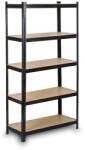 Humberg Fém ipari polcrendszer MDF lapokkal 150x75x30cm - 750kg teherbírás