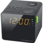 Muse Radio cu Ceas Muse M-187 CR, Dual alarm, AUX in jack (Negru) (M-187CR)