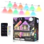 alloet Kültéri Házvilágítás 72Led 30 Méter Wifi