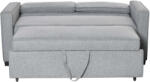 Homcom Kihúzható kanapé, Szürke