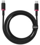 Baseus Cablu alimentare si date Baseus Dura, USB Type-C la USB Type-C, 100 W, 2m (Rosu/Negru)