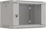 Lanberg 19" Fali rack szekrény 6U 540x370mm - Szürke (WF03-5306-10S) (WF03-5306-10S)