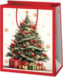 Cardex Cardex: Karácsonyfa ajándékokkal közepes méretű ajándéktáska 17x10x23cm (50347C) - jatekshop