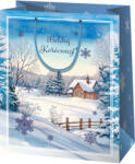 Cardex Cardex: Havas táj karácsonyi nagy méretű ajándéktáska 26x13x33cm (50333) - jatekshop