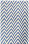 Bakero Kelim Zig Zag light blue Szőnyeg (120x180 cm)