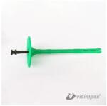 Visimpex Szigetelésrögzítő Műanyag Szeggel, Zöld 10x90 400db/doboz