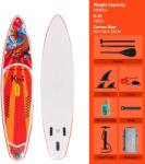  Felfújható állványos paddeszka, 180 kg+ súlykapacitás, könnyű 12, 5 kg, FR01E