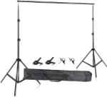  Háttér állvány, állítható magasságú, erős alumíniumötvözet, új, normál, 2600x3000