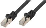 Good Connections 8070R-003S S/FTP CAT7 RJ45 Patch kábel 0.25m - Fekete (8070R-003S) (8070R-003S)