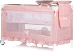Chipolino Palace multifunkciós utazóágy baldachinnal - Cat pink (KOSIPA253CA)
