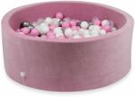  Rózsaszín velvet labdamedence 110x40cm