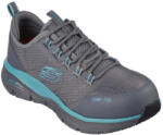 Skechers Munkavédelmi Cipő Női SKECHERS Work Arch Fit SR Ebinal szürke/zöld S3 SRC 108075EC_GYAQ38 (108075EC_GYAQ38)